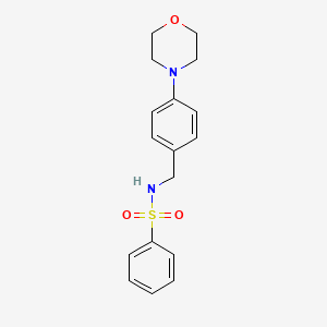 N-[4-(4-morpholinyl)benzyl]benzenesulfonamide