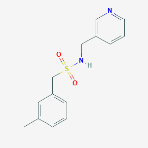 molecular formula C14H16N2O2S B4611786 1-(3-methylphenyl)-N-(3-pyridinylmethyl)methanesulfonamide 