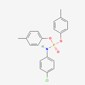 molecular formula C20H19ClNO3P B4611787 bis(4-methylphenyl) (4-chlorophenyl)amidophosphate 