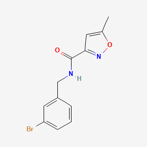 N-(3-bromobenzyl)-5-methylisoxazole-3-carboxamide