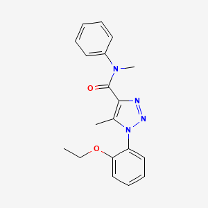 molecular formula C19H20N4O2 B4611881 1-(2-乙氧苯基)-N,5-二甲基-N-苯基-1H-1,2,3-三唑-4-甲酰胺 