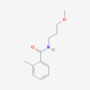 molecular formula C12H17NO2 B4611887 N-(3-甲氧基丙基)-2-甲基苯甲酰胺 