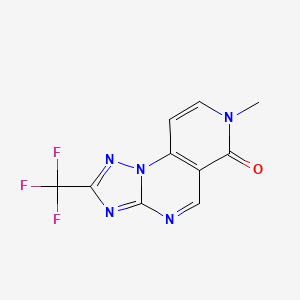 7-methyl-2-(trifluoromethyl)pyrido[3,4-e][1,2,4]triazolo[1,5-a]pyrimidin-6(7H)-one