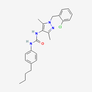 N-(4-butylphenyl)-N'-[1-(2-chlorobenzyl)-3,5-dimethyl-1H-pyrazol-4-yl]urea