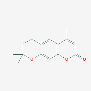 4,8,8-trimethyl-7,8-dihydro-2H,6H-pyrano[3,2-g]chromen-2-one