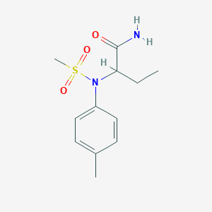 2-[(4-methylphenyl)(methylsulfonyl)amino]butanamide