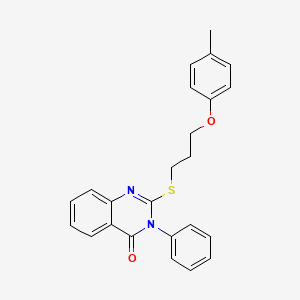 2-{[3-(4-methylphenoxy)propyl]thio}-3-phenyl-4(3H)-quinazolinone