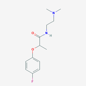 N-[2-(dimethylamino)ethyl]-2-(4-fluorophenoxy)propanamide