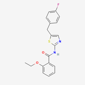 2-ethoxy-N-[5-(4-fluorobenzyl)-1,3-thiazol-2-yl]benzamide