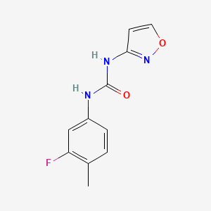 N-(3-fluoro-4-methylphenyl)-N'-3-isoxazolylurea