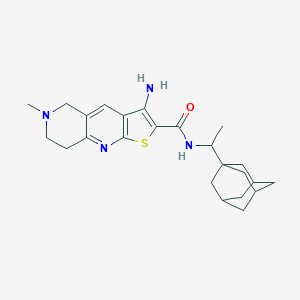 N-[1-(1-adamantyl)ethyl]-3-amino-6-methyl-5,6,7,8-tetrahydrothieno[2,3-b][1,6]naphthyridine-2-carboxamide