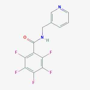 2,3,4,5,6-PENTAFLUORO-N~1~-(3-PYRIDYLMETHYL)BENZAMIDE