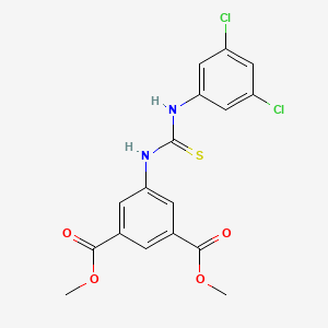 DIMETHYL 5-{[(3,5-DICHLOROANILINO)CARBOTHIOYL]AMINO}ISOPHTHALATE