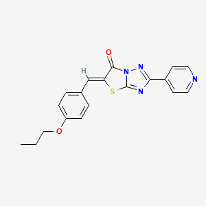 5-(4-propoxybenzylidene)-2-(4-pyridinyl)[1,3]thiazolo[3,2-b][1,2,4]triazol-6(5H)-one