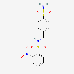 N-[4-(aminosulfonyl)benzyl]-2-nitrobenzenesulfonamide