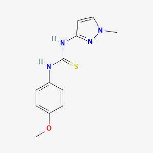 N-(4-methoxyphenyl)-N'-(1-methyl-1H-pyrazol-3-yl)thiourea