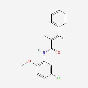 N-(5-chloro-2-methoxyphenyl)-2-methyl-3-phenylacrylamide