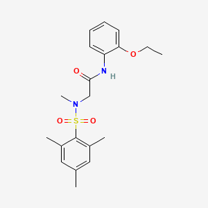 N-(2-ethoxyphenyl)-N~2~-methyl-N~2~-[(2,4,6-trimethylphenyl)sulfonyl]glycinamide