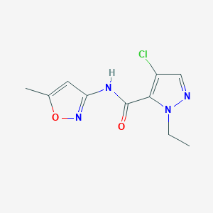 4-chloro-1-ethyl-N-(5-methyl-3-isoxazolyl)-1H-pyrazole-5-carboxamide