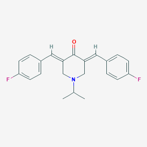 3,5-Bis(4-fluorobenzylidene)-1-isopropyl-4-piperidinone