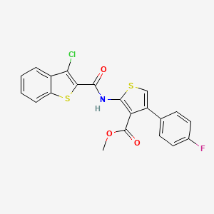 methyl 2-{[(3-chloro-1-benzothien-2-yl)carbonyl]amino}-4-(4-fluorophenyl)-3-thiophenecarboxylate