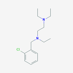 molecular formula C15H25ClN2 B4613004 (2-chlorobenzyl)[2-(diethylamino)ethyl]ethylamine 