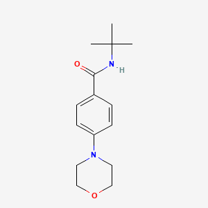 N-(tert-butyl)-4-(4-morpholinyl)benzamide