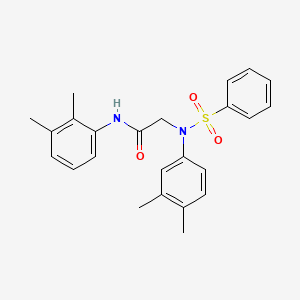 N~1~-(2,3-dimethylphenyl)-N~2~-(3,4-dimethylphenyl)-N~2~-(phenylsulfonyl)glycinamide