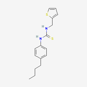 1-(4-Butylphenyl)-3-(thiophen-2-ylmethyl)thiourea