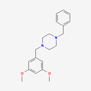 1-benzyl-4-(3,5-dimethoxybenzyl)piperazine