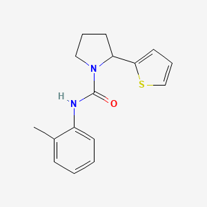 N-(2-methylphenyl)-2-(2-thienyl)-1-pyrrolidinecarboxamide