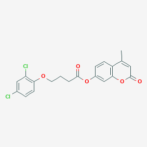 4-methyl-2-oxo-2H-chromen-7-yl 4-(2,4-dichlorophenoxy)butanoate