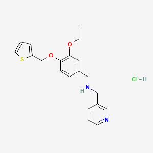 [3-ethoxy-4-(2-thienylmethoxy)benzyl](pyridin-3-ylmethyl)amine hydrochloride