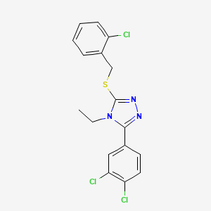 2-CHLOROBENZYL [5-(3,4-DICHLOROPHENYL)-4-ETHYL-4H-1,2,4-TRIAZOL-3-YL] SULFIDE