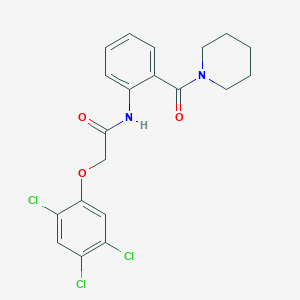 N-[2-(1-piperidinylcarbonyl)phenyl]-2-(2,4,5-trichlorophenoxy)acetamide