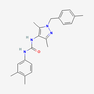 N-[3,5-dimethyl-1-(4-methylbenzyl)-1H-pyrazol-4-yl]-N'-(3,4-dimethylphenyl)urea