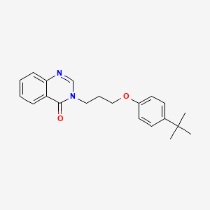 3-[3-(4-tert-butylphenoxy)propyl]-4(3H)-quinazolinone