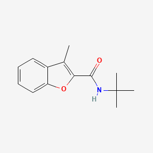 N-(tert-butyl)-3-methyl-1-benzofuran-2-carboxamide