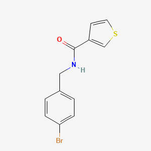 N-(4-bromobenzyl)-3-thiophenecarboxamide