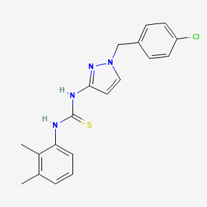 N-[1-(4-chlorobenzyl)-1H-pyrazol-3-yl]-N'-(2,3-dimethylphenyl)thiourea