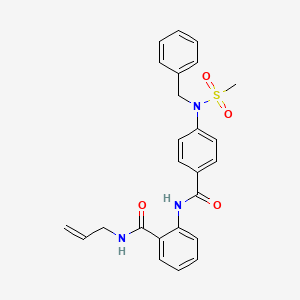 N-allyl-2-({4-[benzyl(methylsulfonyl)amino]benzoyl}amino)benzamide