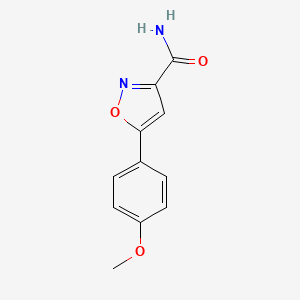 5-(4-methoxyphenyl)-3-isoxazolecarboxamide