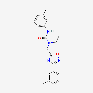 N-ethyl-N'-(3-methylphenyl)-N-{[3-(3-methylphenyl)-1,2,4-oxadiazol-5-yl]methyl}urea