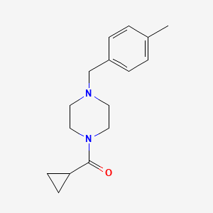 CYCLOPROPYL[4-(4-METHYLBENZYL)PIPERAZINO]METHANONE