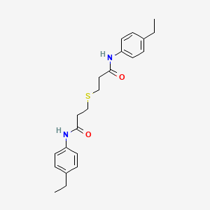 3,3'-thiobis[N-(4-ethylphenyl)propanamide]