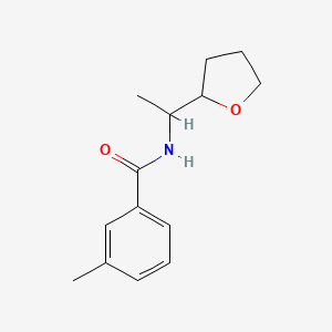 3-methyl-N-[1-(tetrahydro-2-furanyl)ethyl]benzamide