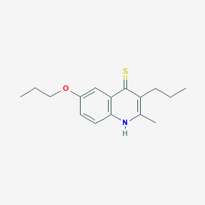 2-methyl-6-propoxy-3-propyl-4-quinolinethiol