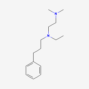 molecular formula C15H26N2 B4614142 N-ethyl-N',N'-dimethyl-N-(3-phenylpropyl)-1,2-ethanediamine 