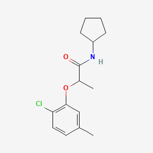 2-(2-chloro-5-methylphenoxy)-N-cyclopentylpropanamide