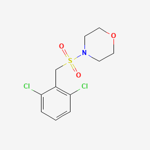 molecular formula C11H13Cl2NO3S B4614402 4-[(2,6-二氯苄基)磺酰基]吗啉 